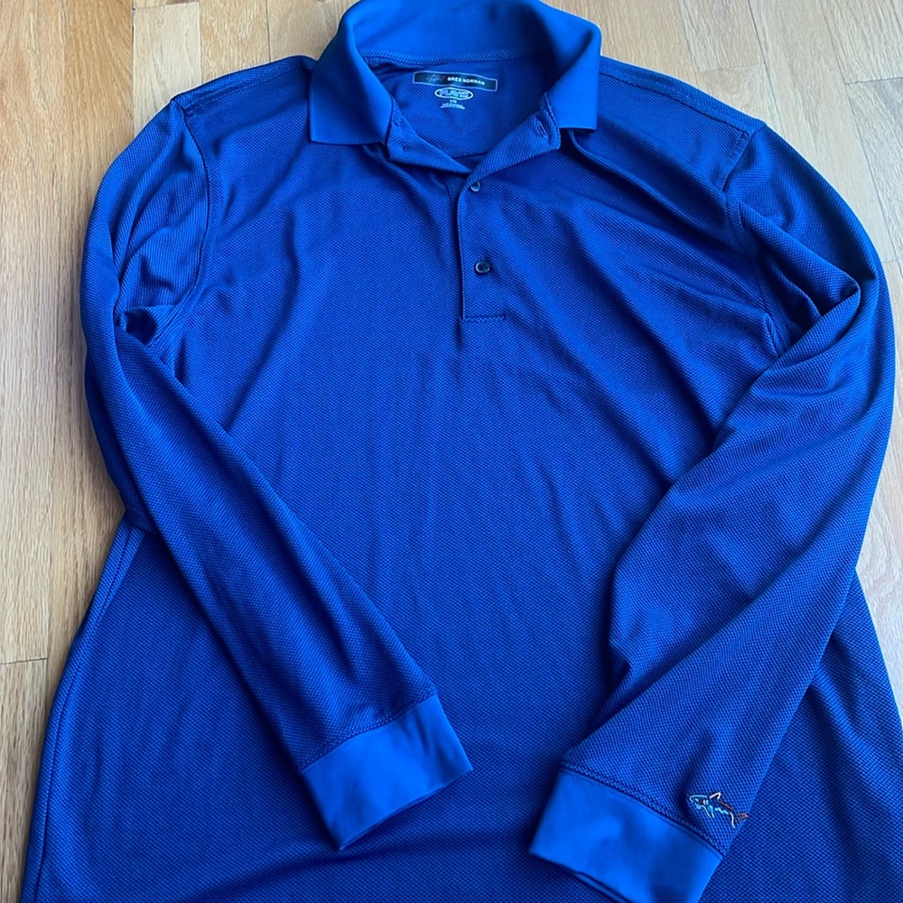 greg norman long sleeve polo